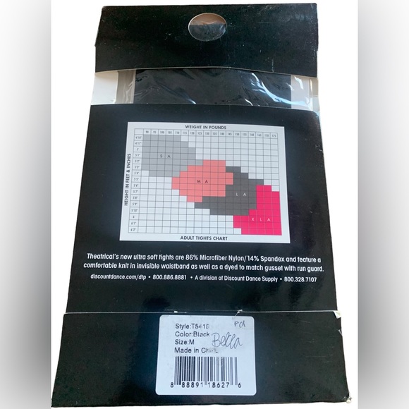 Theatricals Footed Microfiber Tights. Adult M NWT - Picture 2 of 2